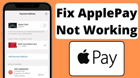 how to fix apple pay not working