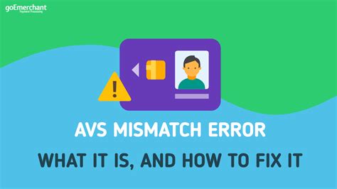 how to fix avs mismatch