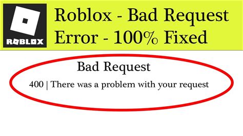 How To Fix Bad Request On Roblox