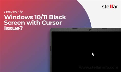 How To Fix Black Screen Windows 10 With Cursor