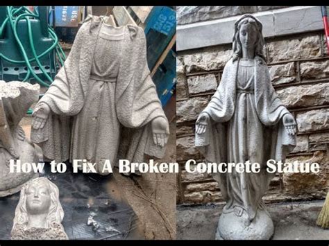 How To Fix Broken Cement Statue