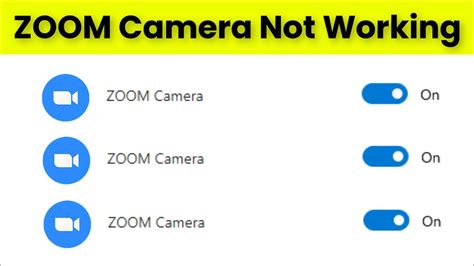 How To Fix Camera Not Working On Zoom