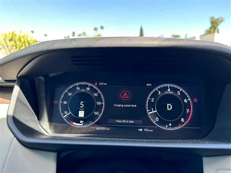 how to fix charging system failure range rover