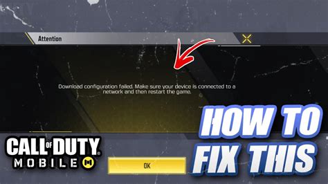 how to fix codm network error