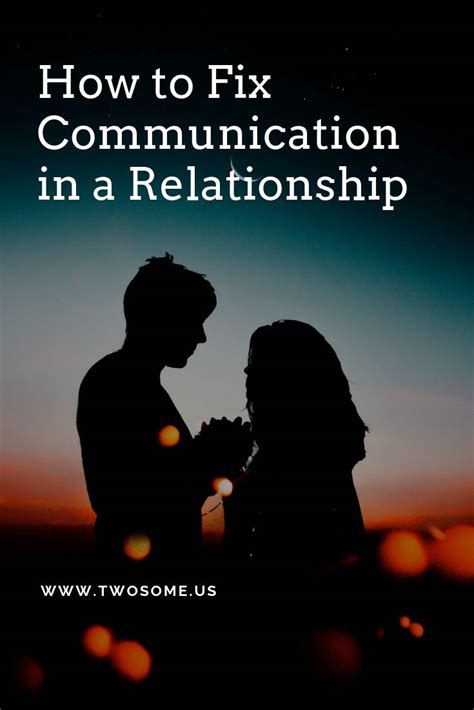 how to fix communication in a relationship