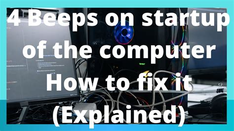 How To Fix Computer Beeps On Startup