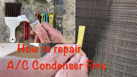 How To Fix Condenser Fins
