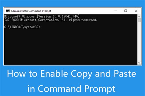 how to fix copy and paste command prompt