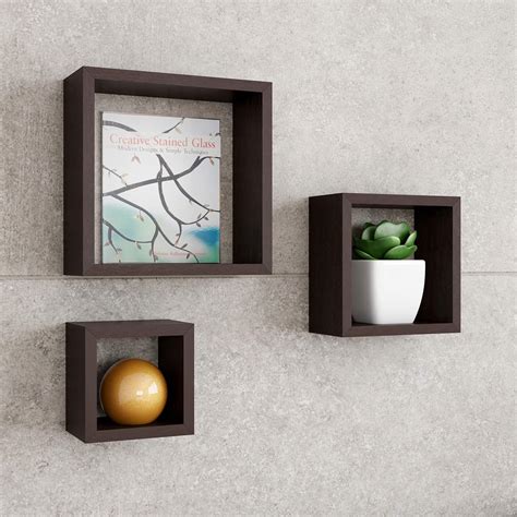how to fix cube shelf to wall