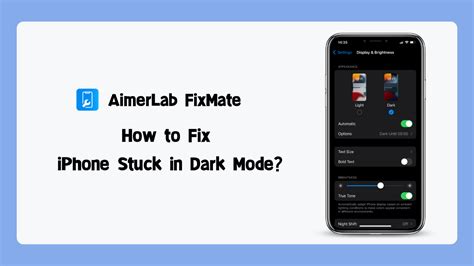 How To Fix Dark Mode On Iphone