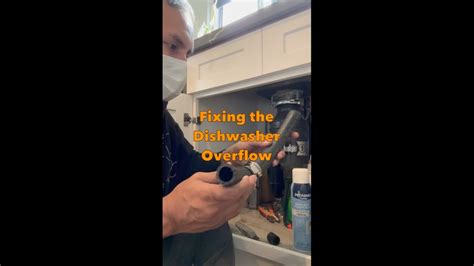 How To Fix Dishwasher Overflow Pipe
