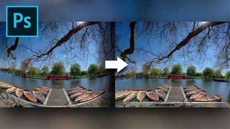 how to fix distorted image in photoshop