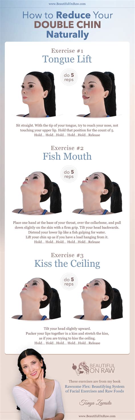 how to fix double chin exercises