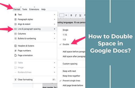how to fix double spacing on google slides