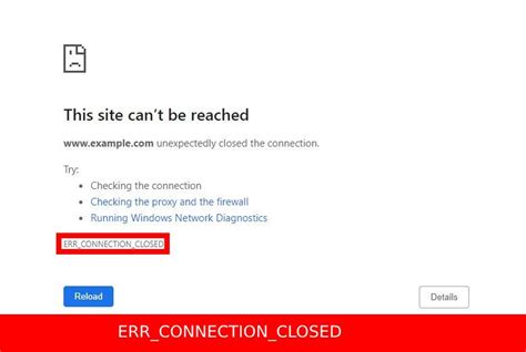 how to fix err_connection_closed on android