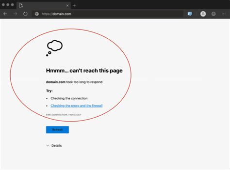 how to fix err_connection_timed_out for one website