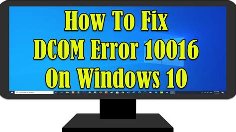 how to fix error 10016