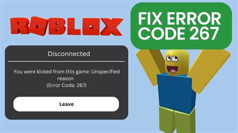 how to fix error 267 on roblox