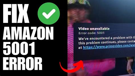 how to fix error code 5001