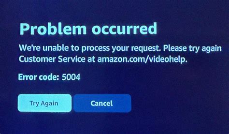 how to fix error code 5004 amazon prime video