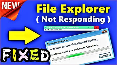 How To Fix File Explorer Not Responding Windows 7