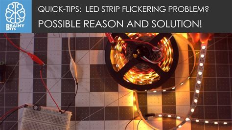 How To Fix Flashing Led Strip Lights