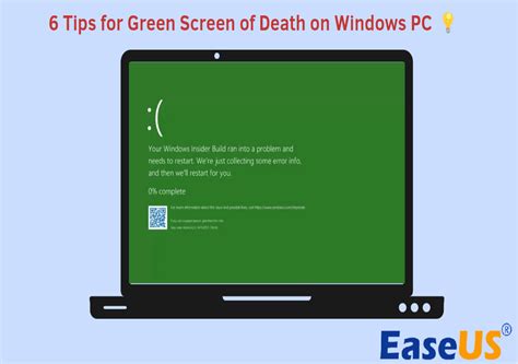how to fix green screen of death