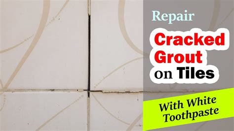 how to fix grout cracks