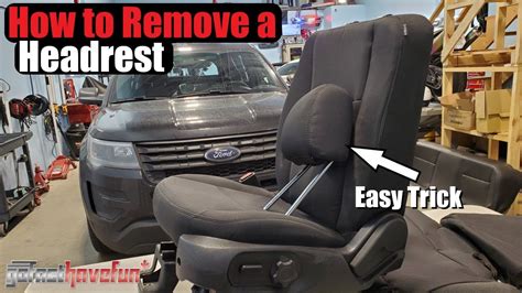 How To Fix Headrest In Car