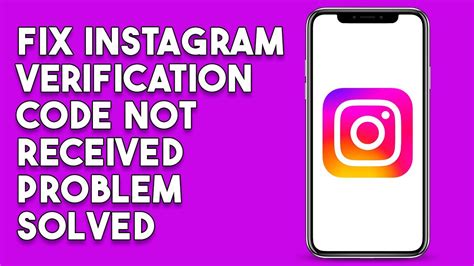 how to fix instagram verification code