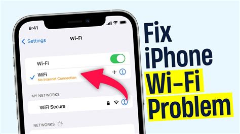how to fix internet connection problem on iphone
