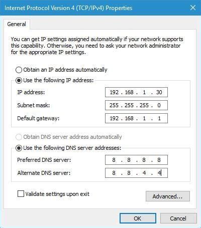 how to fix invalid ip configuration wifi