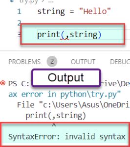 how to fix invalid syntax in python