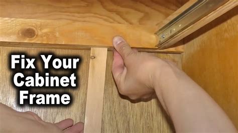 How To Fix Kitchen Cabinet Frame