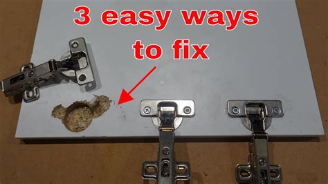 How To Fix Kitchen Cabinet Hinges