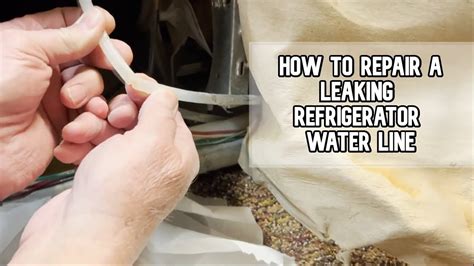 How To Fix Leaking Water In Refrigerator