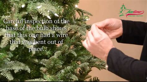How To Fix Lights On A Prelit Tree
