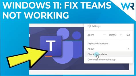 how to fix microsoft teams not working