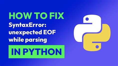 how to fix parse error in python