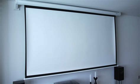 How To Fix Projector Screen On Wall