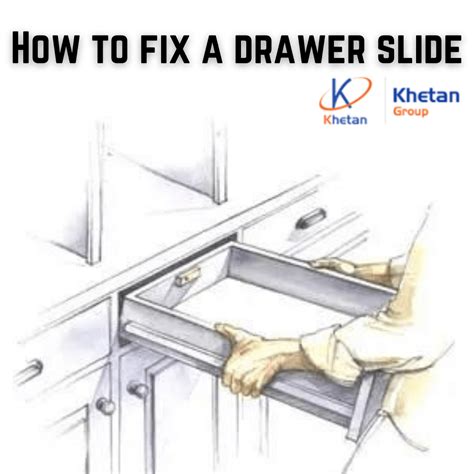 how to fix roller drawer slides