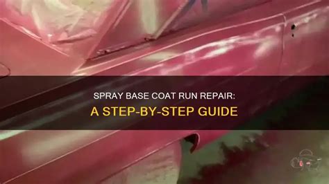 How To Fix Run In Base Coat