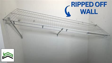 how to fix shelf in wardrobe