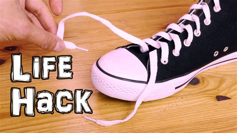 fixing shoelaces