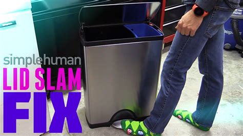 How To Fix Simple Human Trash Can Lid