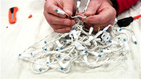 How To Fix String Of Christmas Lights That Is Half Lit