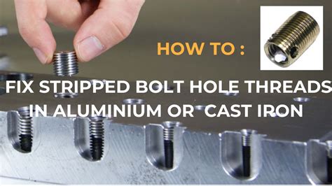 How To Fix Stripped Bolt Threads