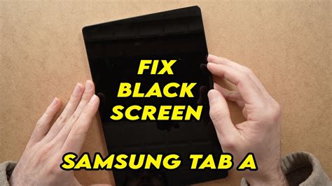 How To Fix Tablet Black Screen