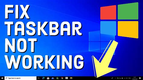 How To Fix Taskbar On Windows 10
