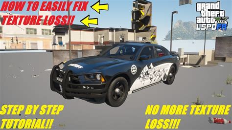 how to fix texture loss lspdfr